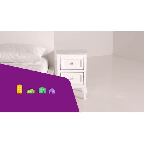 Andover Mills™ Authement Manufactured Wood Nightstand & Reviews Wayfair